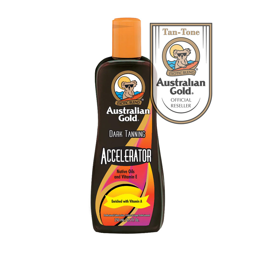 Australian Gold Dark Tanning Accelerator Sunbed Lotion 250ml