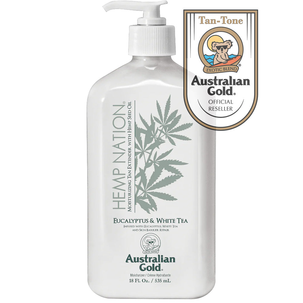 Australian Gold Hemp Nation Eucalyptus & White Tea Tan Extender 535ml
