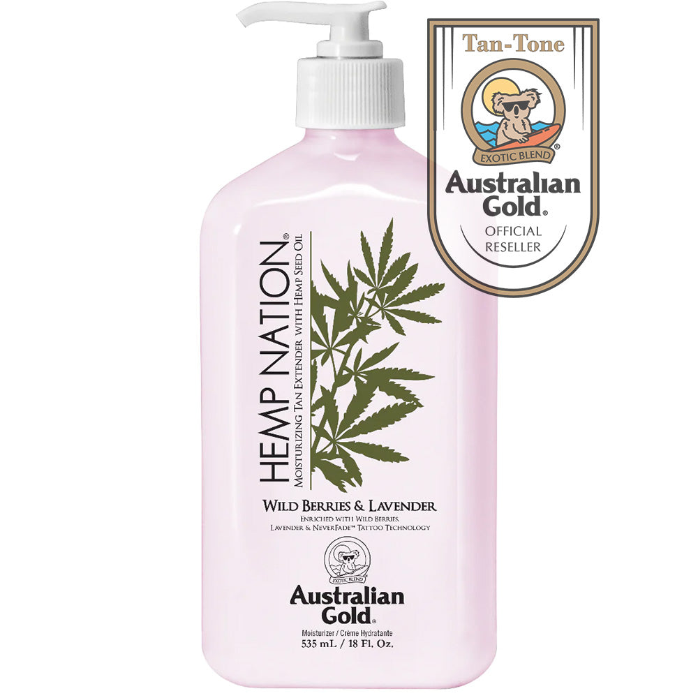 Australian Gold Hemp Nation Wild Berries & Lavender Tan Extender 535ml