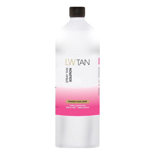 LW Tan Spray Tan Solution Darker Than Dark 16% 1 Litre
