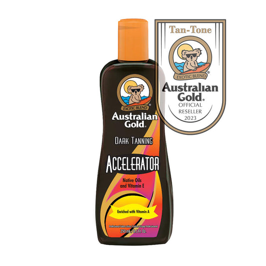 Australian Gold Dark Tanning Accelerator Sunbed Lotion 250ml