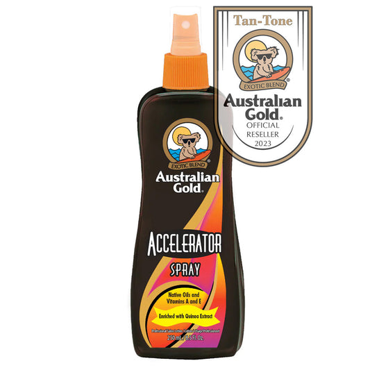 Australian Gold DARK TANNING ACCELERATOR Sunbed Spray 250ml FAST DISPATCH