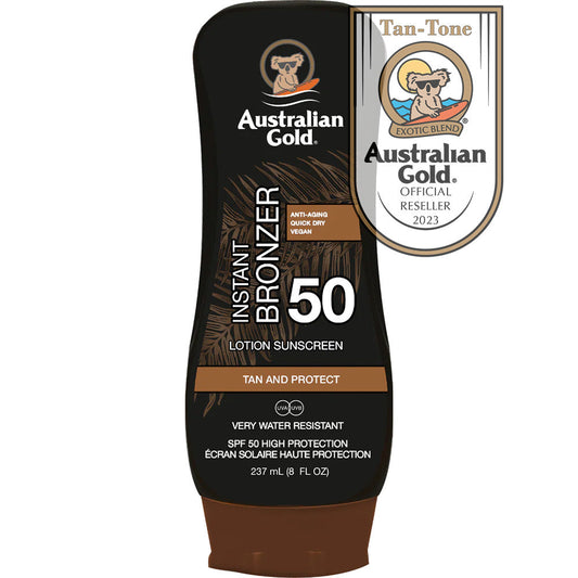 Australian Gold SPF 50 Lotion with Bronzer 237ml