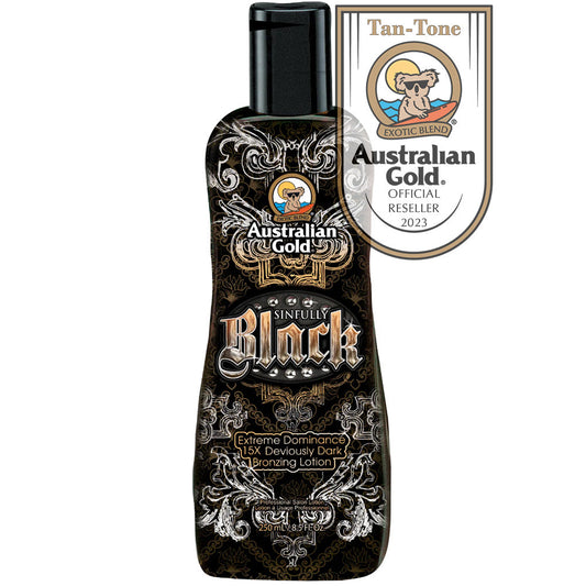 Australian Gold Sinfully Black 15x Dark Bronzing Lotion 250ml