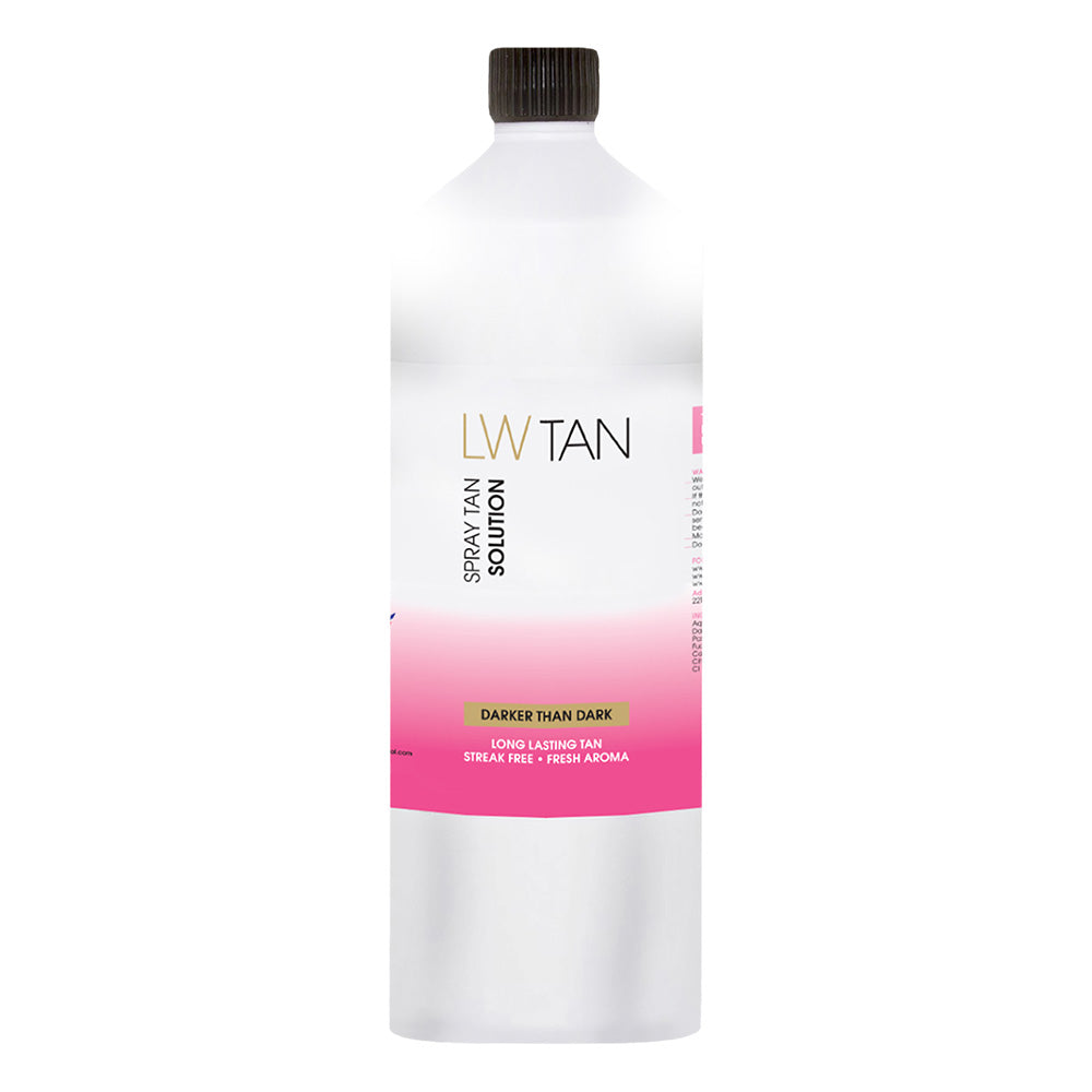 LW Tan Spray Tan Solution Darker Than Dark 16% 1 Litre