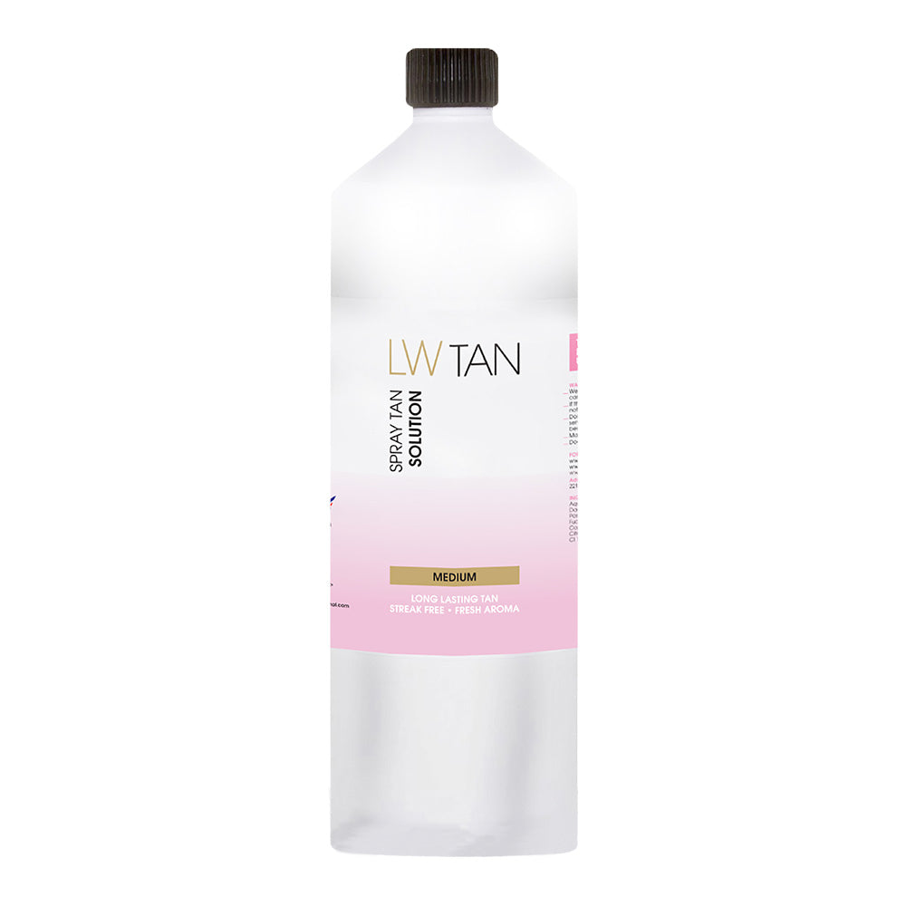 LW Tan Spray Tan Solution Medium (8%) 1 Litre